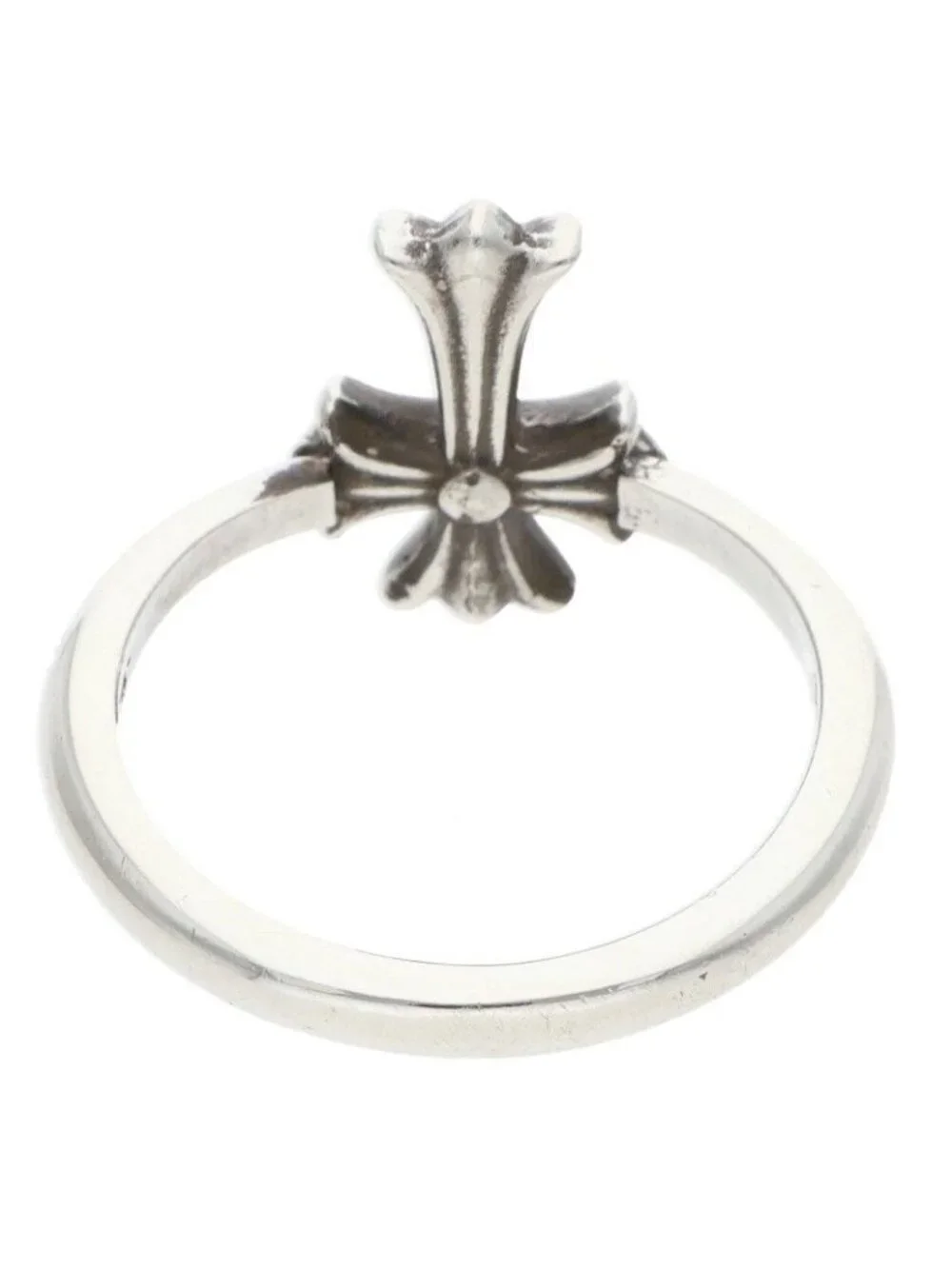 Chrome Hearts Bubblgm CH Bubblegum CH Cross Silver Ring